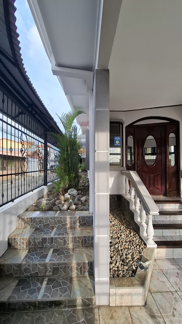 Fachada de la casa