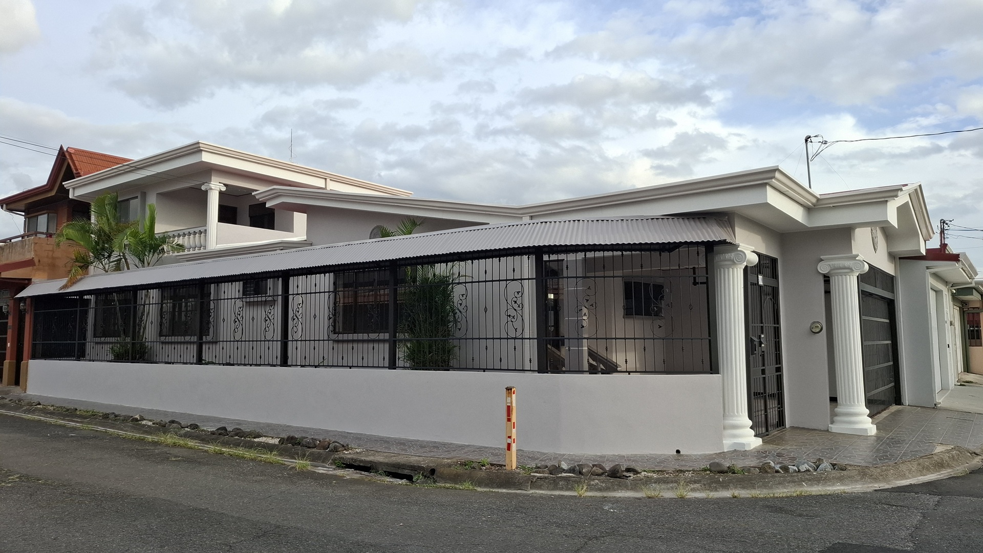 Fachada de la casa